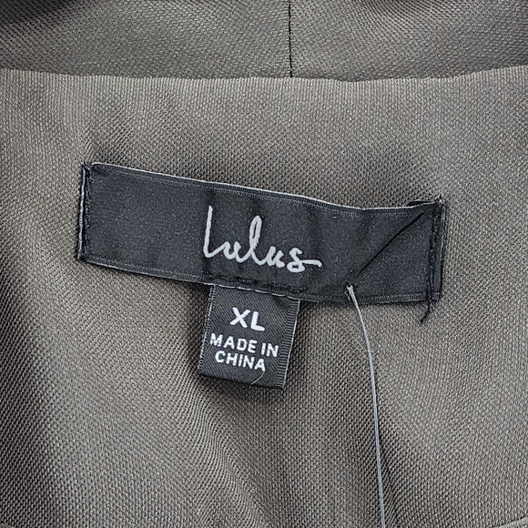 Lulus Women's Poly Stretch Shawl Open Front Flowy Blazer - XL - Picture 3 of 6